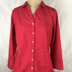❤️Talbots long sleeve No Iron Button down shirt.